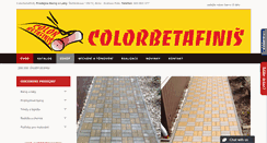 Desktop Screenshot of colorbetafinis.cz